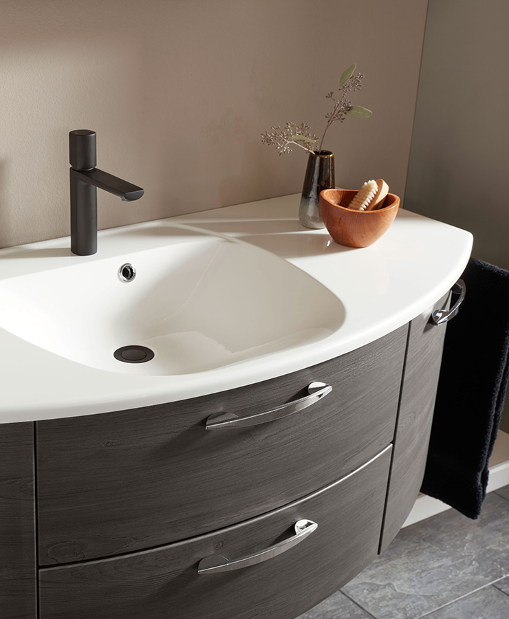 flow-einleiter Moderner Badezimmer-Waschtisch mit stilvollem Design